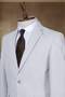 Gray Slim Fit Italian Style Classic Men's Blazer Jacket - 3