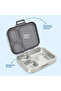 Premium Stainless Steel Lunch Box w/ Insulated Lunch Bag – Grey - 6