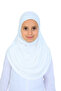 Girl's Ready-Made Headscarf Practical Combed Cotton Shawl Islamic Clothing