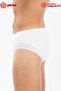 Premium Men's White 100% Cotton Single Jersey Fabric Comfortable Comfy Slip Underpants - 5
