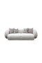 Devina 3 Seater Fabric Sofa | Three Seat Sofas | L230xW95xH71cm - Light Brown