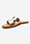 Biora Gold Genuine Leather Women's Slippers - 6
