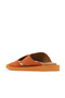 Orange Alf Suede Women's Flat Slippers - 4