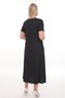 Comfortable Cut Dress with Polka Dot Pocket Detail - 3