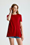 Slit Sleeve Folded Casual T-Shirt - 3
