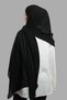 Black Back-Tie Aqualina Shawl Lightweight Water-Resistant Chiffon Crossed with Three Straps 2514_01 - 4