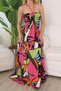 Halter Neck Detailed Dress with Chest Pads - 7