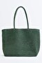 Kağıt örgü shopper çanta - 5