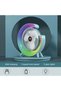 Electric Fan Portable Air Conditioner Cooling Fan with Colorful Ambient Light Speed Adjustabe - 4