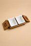 Nuvessa Porcelain Breakfast and Snack Bowl Set of 2 Presentation Bowls with Bamboo Stands and Lids - 7