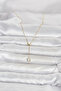 Brass Gold Color Elevator Model Women's Necklace - 2