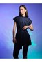 Half Zipper Semi-Closed Hijab Swimsuit, Sports Half Sleeve Semi-Closed Swimsuit - 4