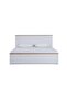 Almada King Bed 180x200 Cm - White - 4