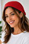 Plain Red Bandana Cotton Unisex Scarf Hair Neck Wrist Accessory - 4