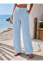 Gofre Bürümcük Casual Summer Comfortable Loose Fit Wide Leg Pants - 3