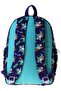 Kids Boy's Super Shark Printed School Bag - Green - Navy Blue - Surf - L5354 - 4