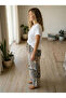 Women's summer patterned viscose trousers - 3