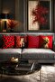 Noble Leopard Patterned 4-Piece Throw Pillow Cover Set - 2