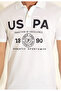 White Men's Slim Fit Sports T-Shirt Dmls - 7