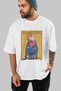 For Dog Lovers 64 Front Dog Printed White Oversize T-Shirt 100% Cotton Unisex Dog Lover Premium Design - 7