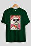 For Dog Lovers 55 Front Dog Printed Green Oversize T-Shirt 100% Cotton Unisex Dog Lover Premium Design