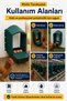 Automatic Egg Collector Chicken Egg Collector 1 Piece Wall Mounted Plastic Egg Collection Container with Egg Tray - 6