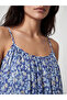 Esvab • Modern & Distinctive U Roba Collar Floral Rope Strap Pleated Dress - 3
