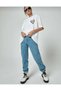 Minimal Heart Printed Oversize Loose Boyfriend T-Shirt - 3