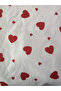 Modern Heart Patterned Double Ruffled Elastic Bed Sheet Set Corner Depth+ 30 cm - 2