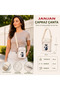 Women's Crossbody Chest and Shoulder Bag, Phone Wallet Bag, Cream Bag, Women's Walking Bag, Cream Canvas Women's Crossbody Bag, Waterproof, Women's Travel Bag, Women's Phone Bag