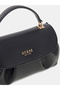 Amorette Women's Black Handbag with Top Handle and Cover Hwbg7898190-Bla - 4