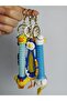 Duck Figured Silicone Keychain Bag Charm with Extended Neck