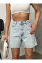 Wide Leg Denim Shorts - 4