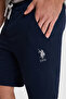 Men's Navy Blue Knitted Shorts 50322605-Vr033 - 6