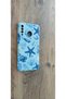 Huawei P30 Lite Sea Shell Ocean Printed Inside Velvet Silicone Phone Case (Blue Case) - 5