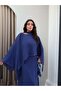 Cape Detail Long Dress - 2