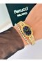 Steel Strap Oval Case 2 Year Warranty 3 Atm Waterproof Women's Wristwatch + Bracelet Gift - 4