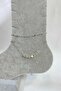 Silver Color Globe Star Model Singapore and Sf Chain Steel Anklet Stylish Eye-Catching Design - 2