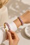 Women's Steel Clamp Bracelet - 4