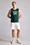 Quick-Drying Standard Fit Crew Neck Printed Sportsman Green Undershirt H2914Ax26Sm - 2