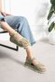 Velix Women's Velcro Strap Genuine Leather Sandals Green Suede - 2