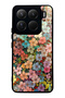 Xiaomi 15 Pro Glossy Phone Case with Floral Tapestry Design