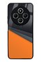 Xiaomi Redmi 14C Orange Cross Design Glossy Phone Case