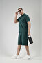 Trend Biz Half Oversize Polo Collar Men's Shorts Set - 4