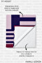 Geometric Striped Beach Towel - Minimalist Purple Pink Pool Sea Bath Quick Dry Beach Cover-Up - 8