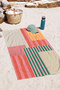 Striped Plaid Patchwork Beach Towel-Modern Bohemian Color Block Pool Sea Quick Dry Beach Cover-Up - 7
