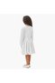 Round Neck Long Sleeves Knee Length Dress with Sequin Detail - 3