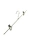 Metal Hanger with Silver Latch 35cm Pack of 50 - 4