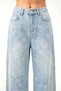 Women's Jacquard Floral and Stone Detail Design Balloon Fit Jeans - 4