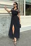 Women's Sequin Detailed Woven Shirt Dress - 3